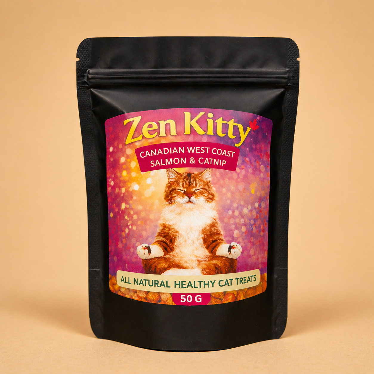 Zen Kitty Cat Treats-West Coast Salmon & Catnip-50g
