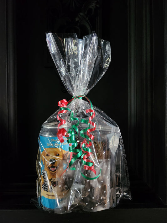 Doggy Christmas Beverage & Snack Cello Pack