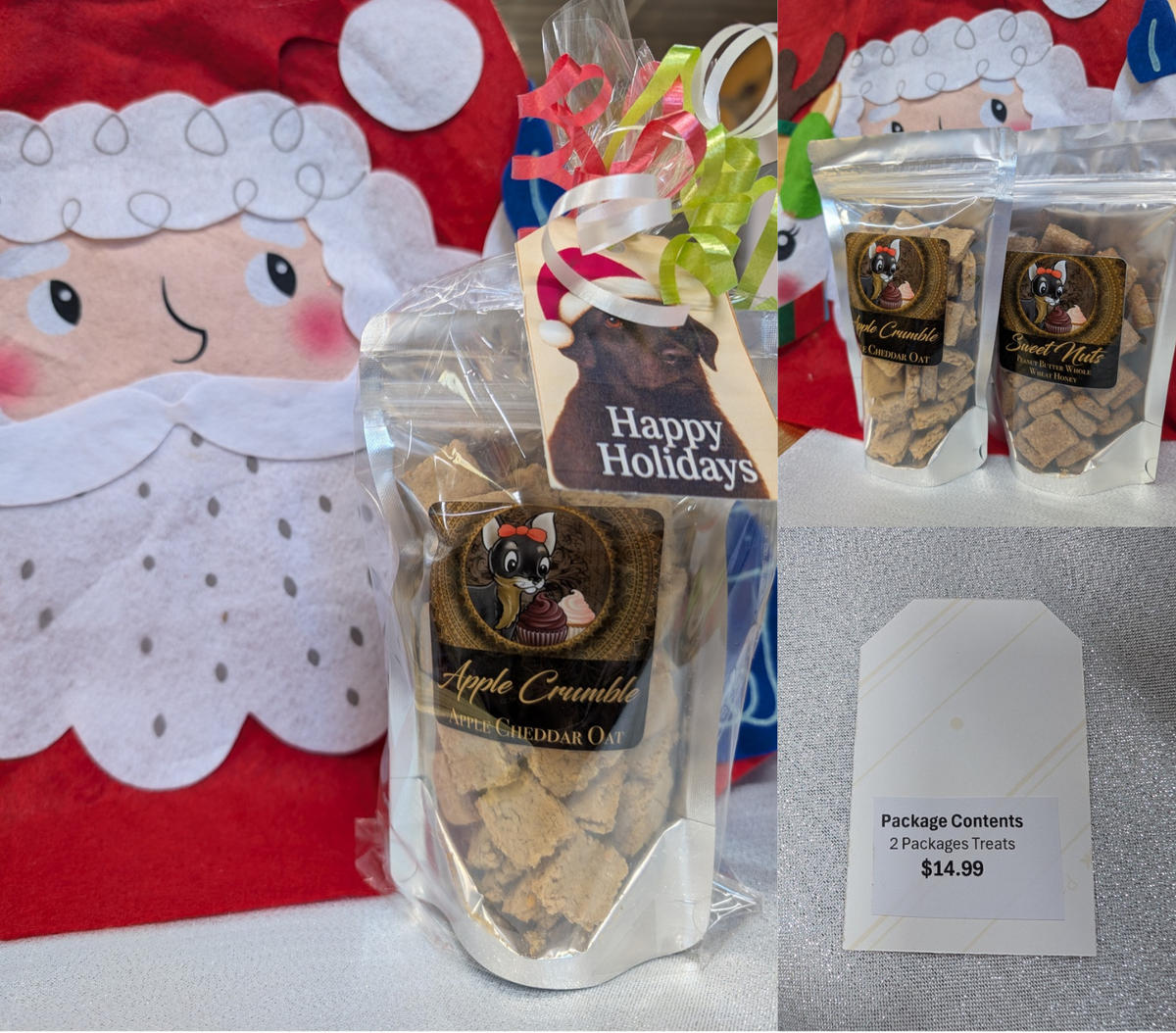 Christmas Double Dog Treat Gift
