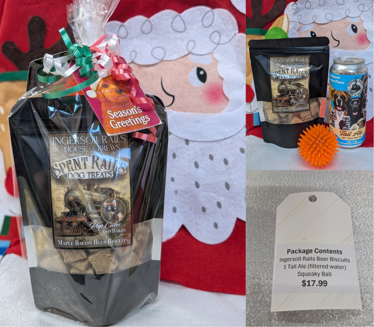 Ingersoll Rails Christmas Dog Gift
